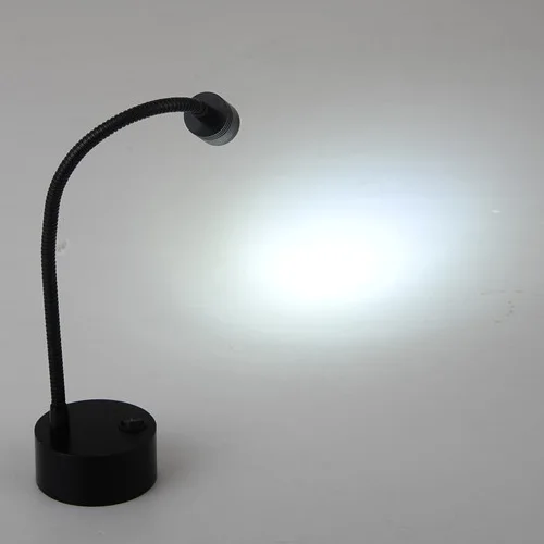 Гибкая трубка 3 Вт Светодиодная лампа для фотографий питание от батарейки чтения