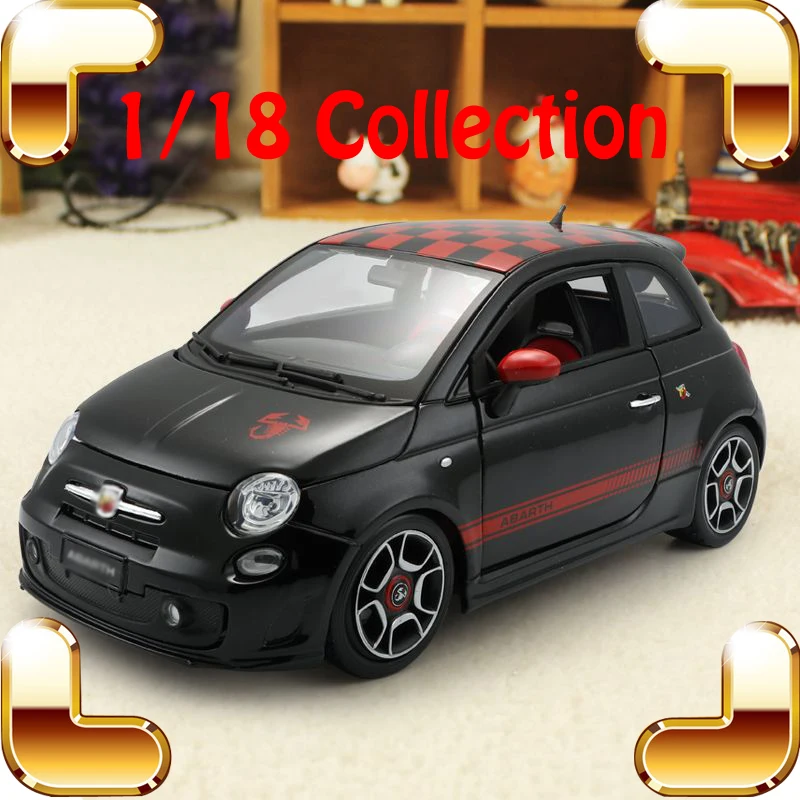Новое поступление подарок Abarth 1/18 модель металлический седан автомобиль сплав