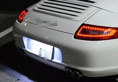 2 шт. Белый светодиодный номерной знак лампы без ошибок для 1999 up 911 Carrera (996 997) в