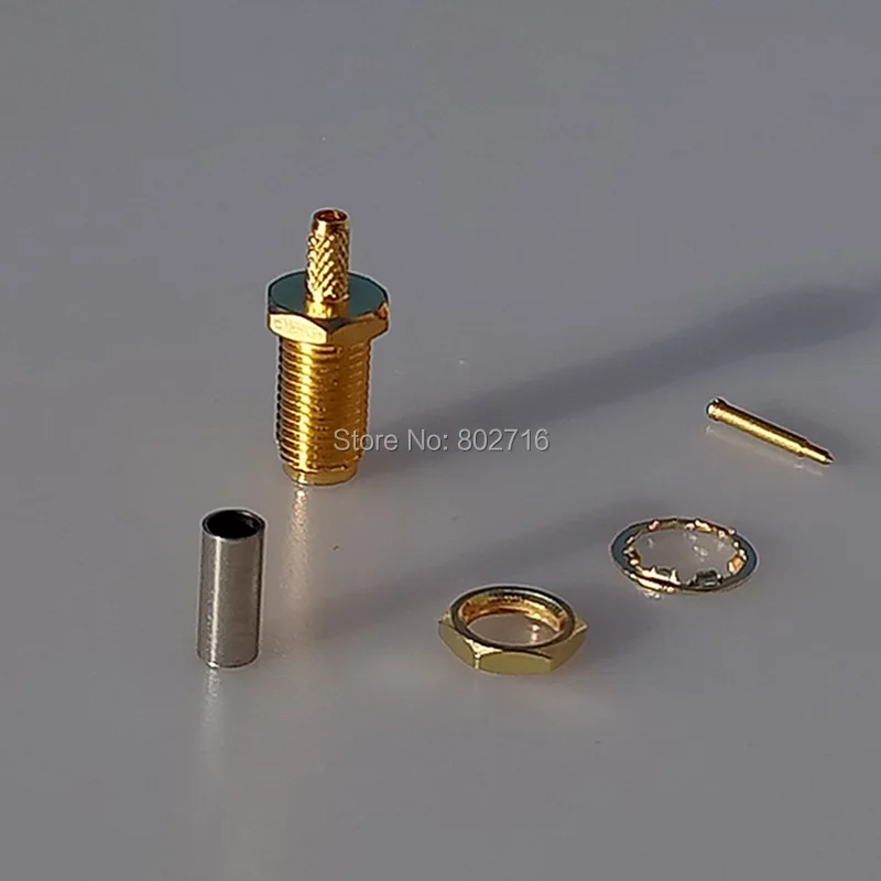 Горячий Провод Разъем RP SMA Женский РФ Адаптера Connvertor для Коаксиального Кабеля RG316