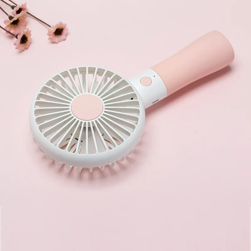 Portable Mini Fan USB Rechargeable Table Hanheld Multifunction Small LED Fill Light For Beauty or Read Indoor Cute | Бытовая техника