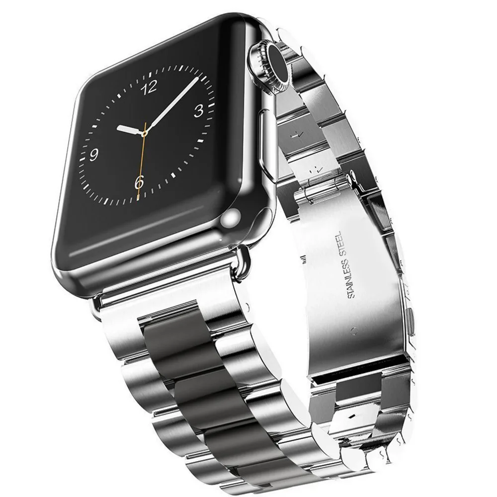 Ремешок из нержавеющей стали для apple watch 44 мм 38 мм iwatch 42 мм 40 мм браслет на запястье для apple watch 4/3/2