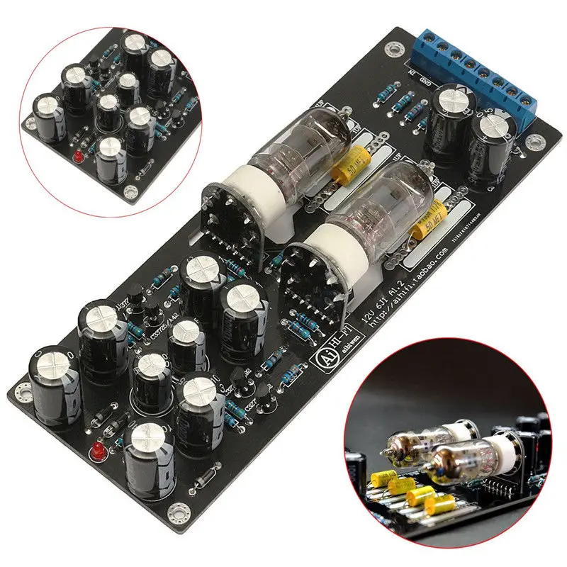 В СБОРЕ 6J1/6AK5 Вакуумная и клапанная трубка усилитель стерео Hi Fi|tube preamplifier|tube