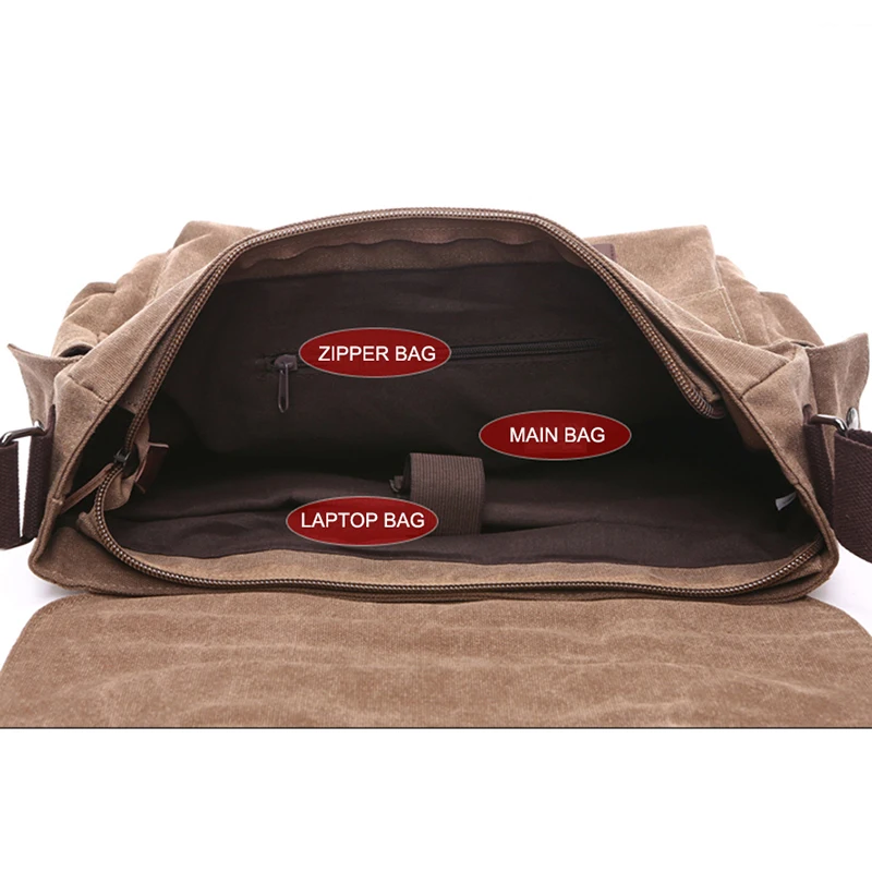 SNAP TOUR 2019 Canvas Messenger Bag For Men Fashion Big Space Business Shoulder Man Laptop Satchels |
