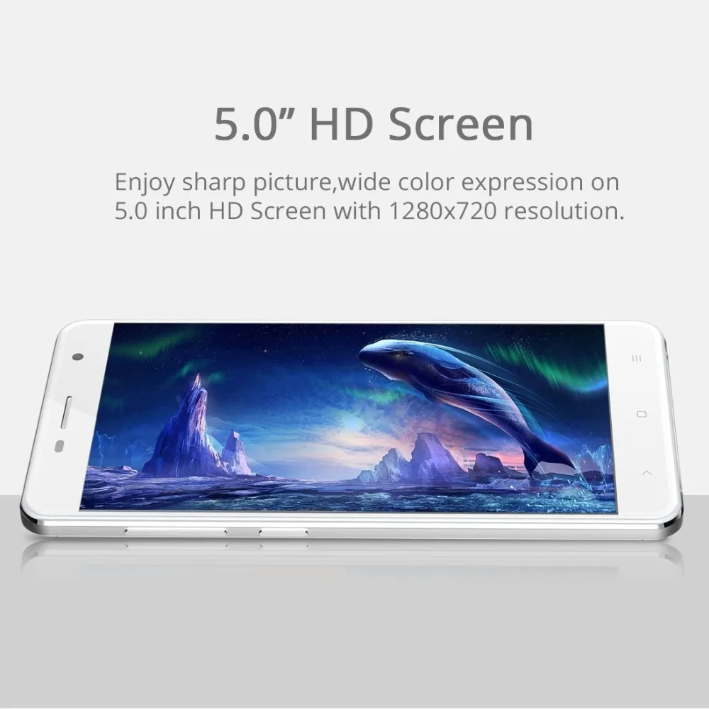 Haweel H1 Pro 1 ГБ + 8 смартфон 4 г LTE 5.0 дюймов Android 6.0 MTK6735 ядра 1.2 ГГц dual SIM телефона 1280*720 P