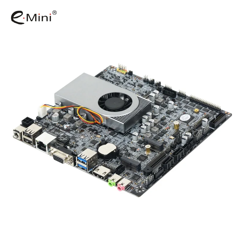 Realan Mini Itx Motherboard with CPU Intel Core i5-6200U Processor Skylake 6th Generation One LAN And M.2 M Key Slot