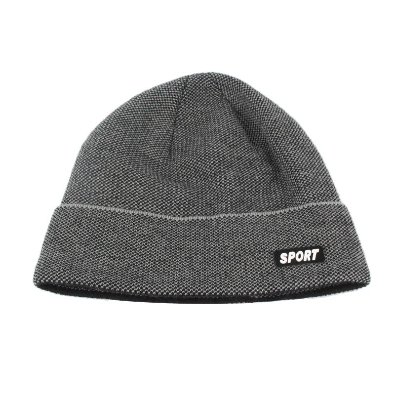 Зимняя шапка бини Skullies вязаная зимние головные уборы для мужчин и женщин