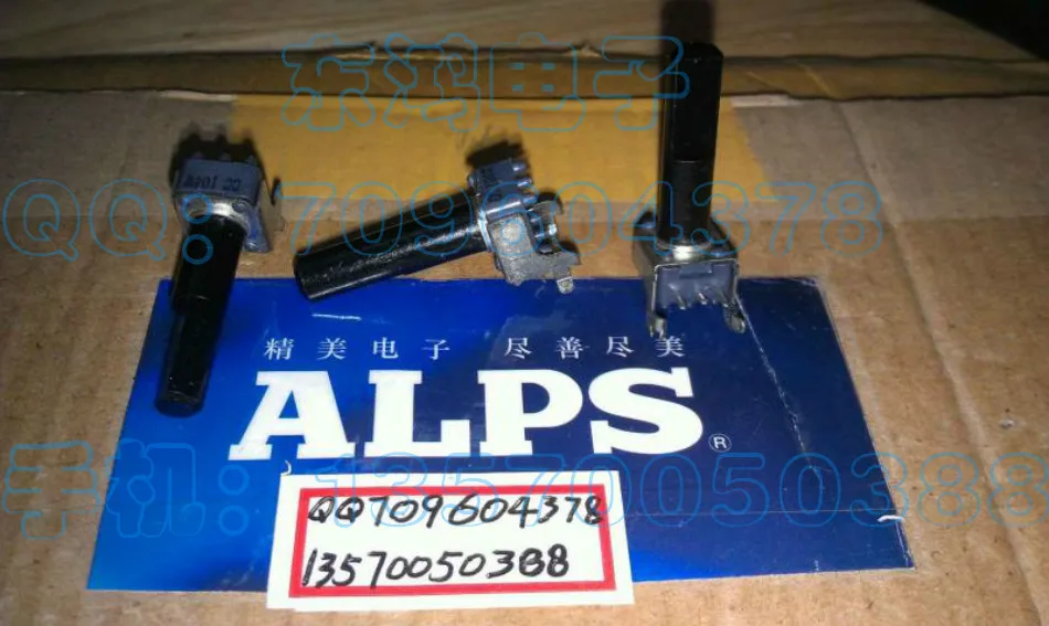 2 шт./лот бренд ALPS 09 Тип потенциометра с середины 104 Вт 23 мм половинный вал|alps 09|alps