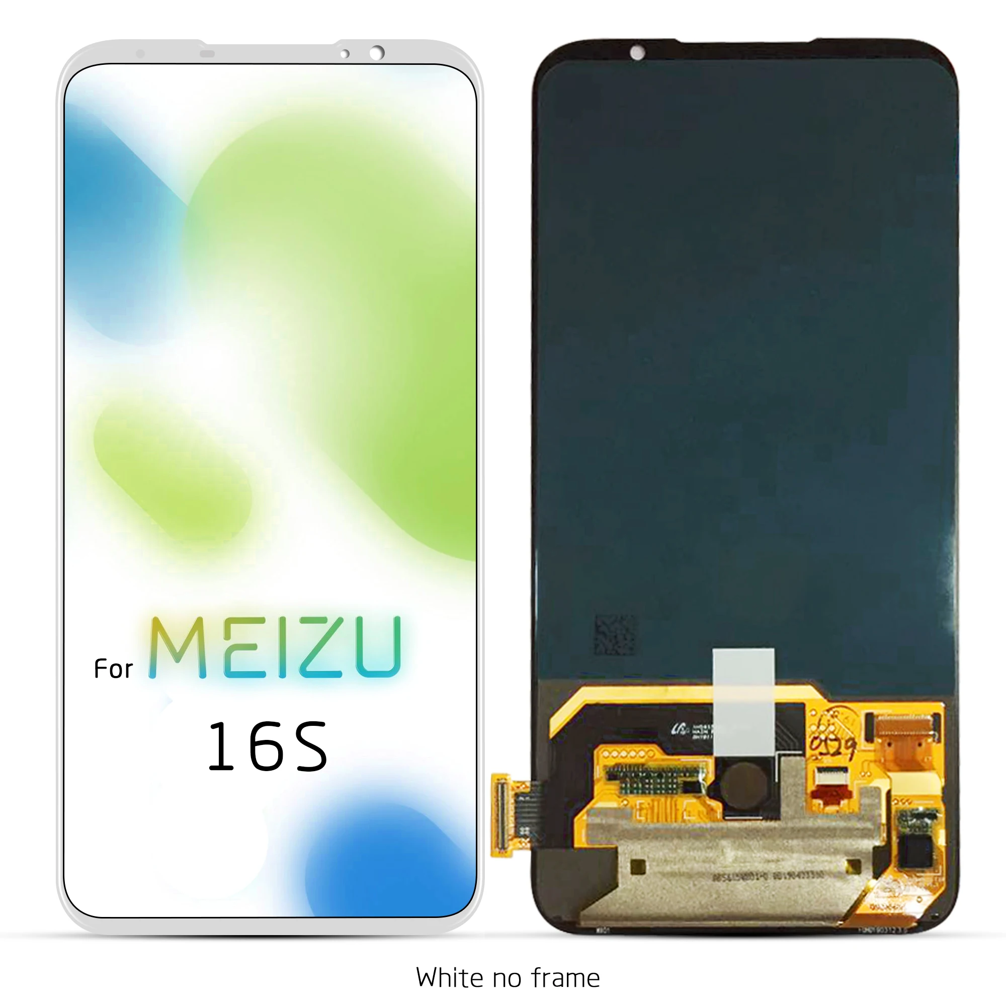 Для 6," Meizu 16 S 16 S ЖК-экран+ Сенсорная панель дигитайзер для Meizu 16 S AMOLED ЖК-дисплей