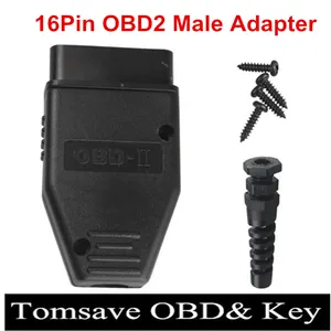 10 шт.лот Новый 16-контактный Штекерный разъем OBD2 разъем адаптера OBD OBDII EOBD J1962 OBD2 16-контактный разъем адаптера 16-контактный корпус Оптовая продажа