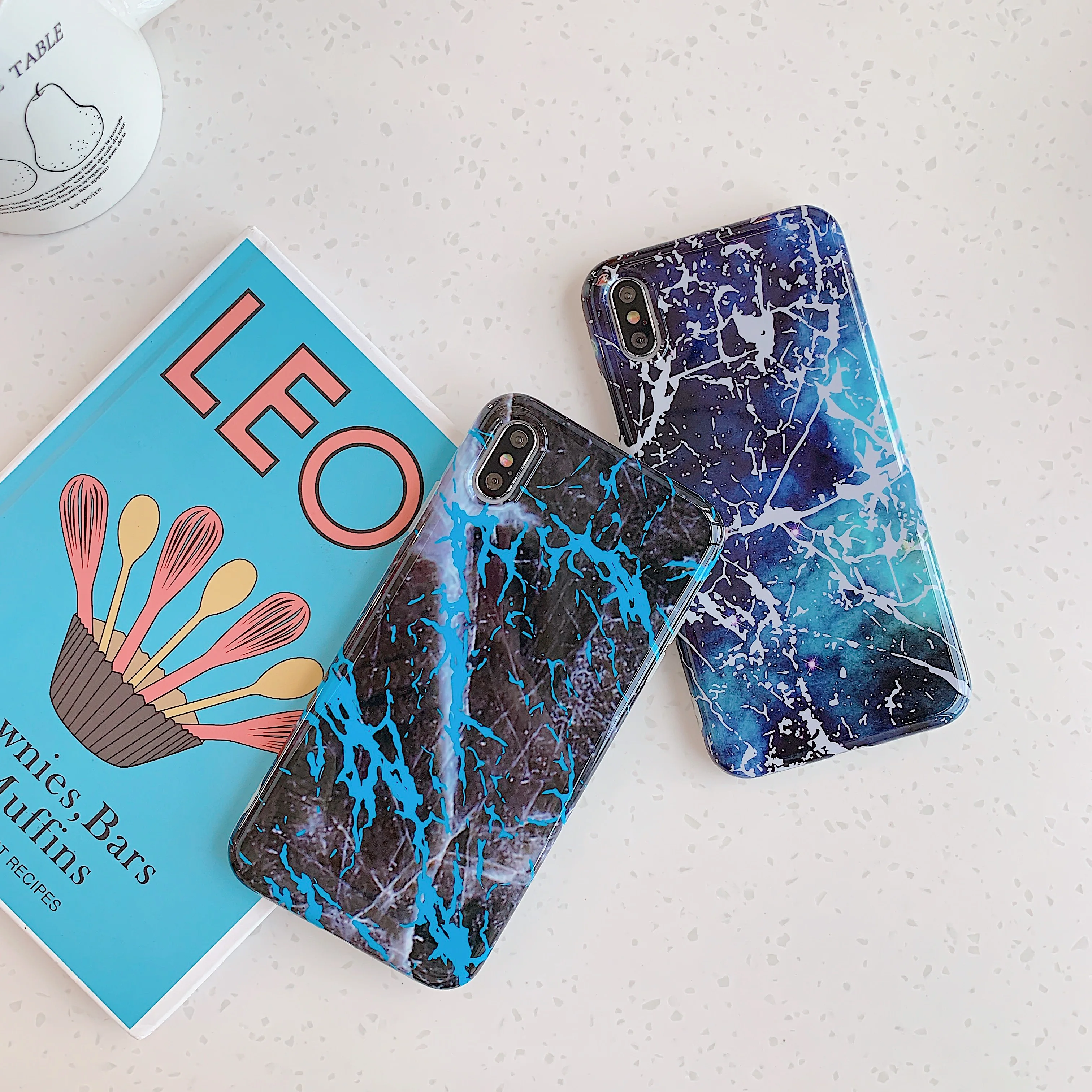 Чехол Fantasy starry sky для iphone 7 X XR XS MAX мягкий чехол накладка из ТПУ 8 6S 6 Plus чехол|Бамперы|