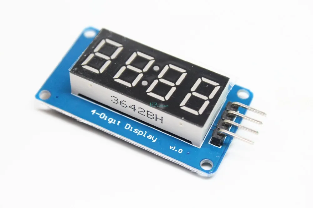 Модуль светодиодного дисплея TM1637 для arduino 4 бита 100 дюйма часы красная анодная