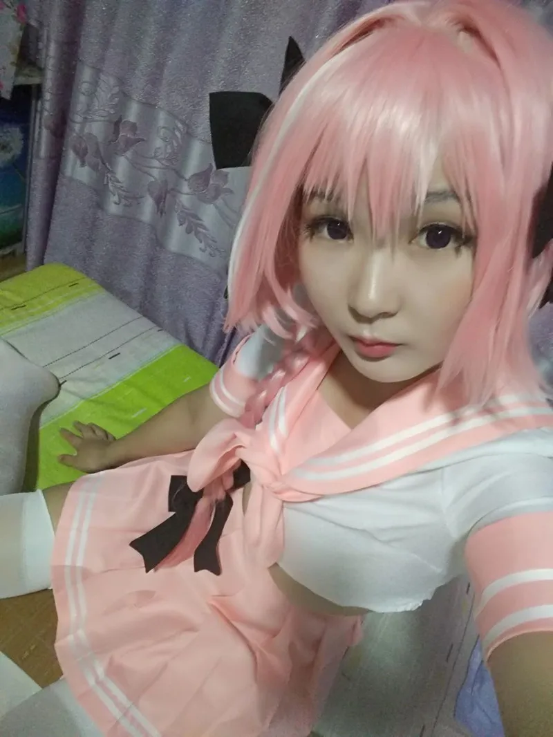 Японский светильник Роман аниме Косплэй волос Fate/Апокриф Astolfo Хэллоуин вечерние