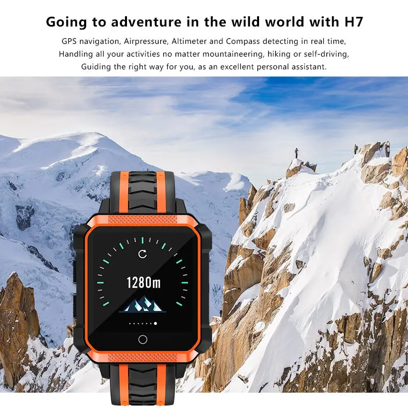 Смарт-часы FocusSmart H7 для мужчин, водонепроницаемые, gps, умные часы, Android, умные часы, 4G, умные часы, водонепроницаемые, напоминания о звонках, Ip68