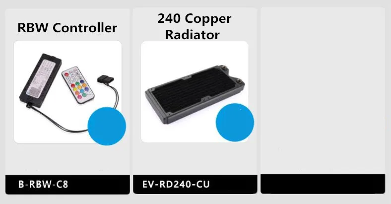 Bykski B-HSRBW-ED комплект для охлаждения воды cpu/GPU хост монтаж труб DIY весь набор кулер решение радиатор RBW/RGB настроить