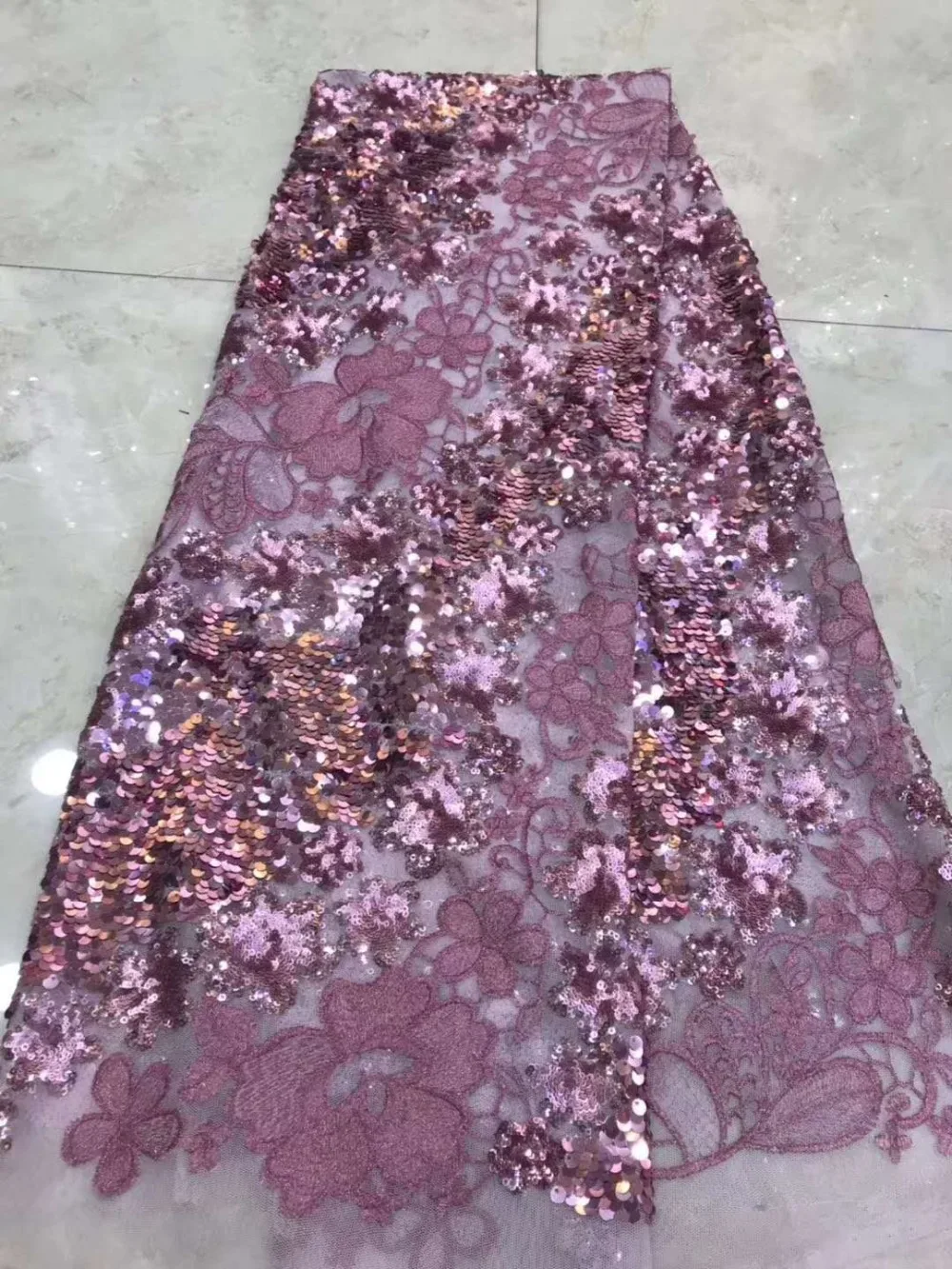 LASUI 1 y/1 lot 4 вида цветов хорошее качество 3D цветы блестки вышивка кружевная ткань