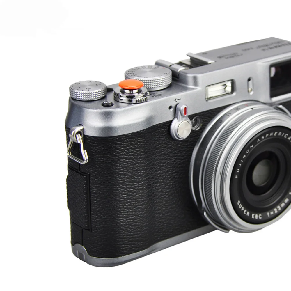 LXH металлическая выпуклая камера Мягкая кнопка спуска затвора для Fujifilm Fuji XT20 X100F X-T2 X100T X-T10 X20 XPRO-1 с резиновым кольцом