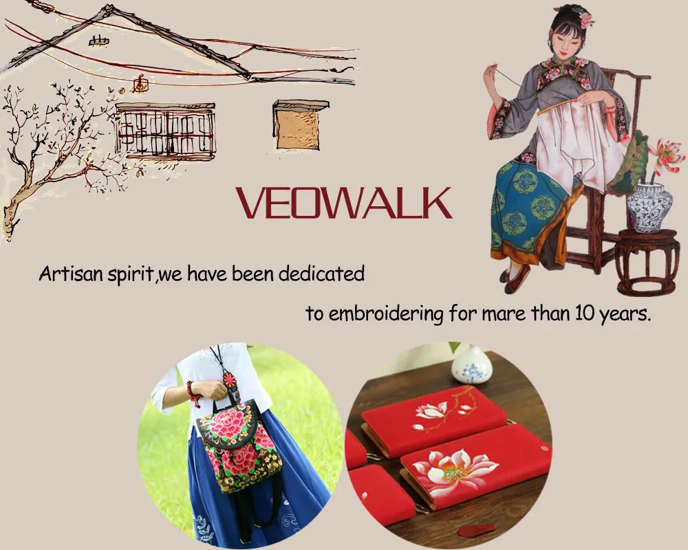 Veowalk/женские парусиновые балетки на плоской подошве с вышивкой; Женская Повседневная прогулочная обувь с ремешком на щиколотке в винтажном стиле; обувь в стиле «Старый Пекин» в китайском стиле
