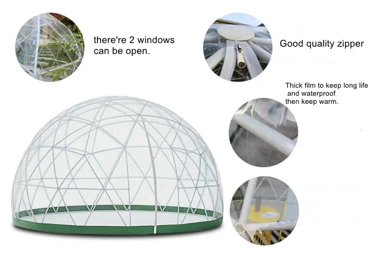 Batawa Irregular Amazing Greenhouse film Tent 3.6x2.2m