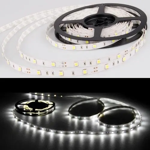 5 м 150 светодиодный 5050 SMD Светодиодные ленты выпаса белый DC2V|Пульты ДУ| |