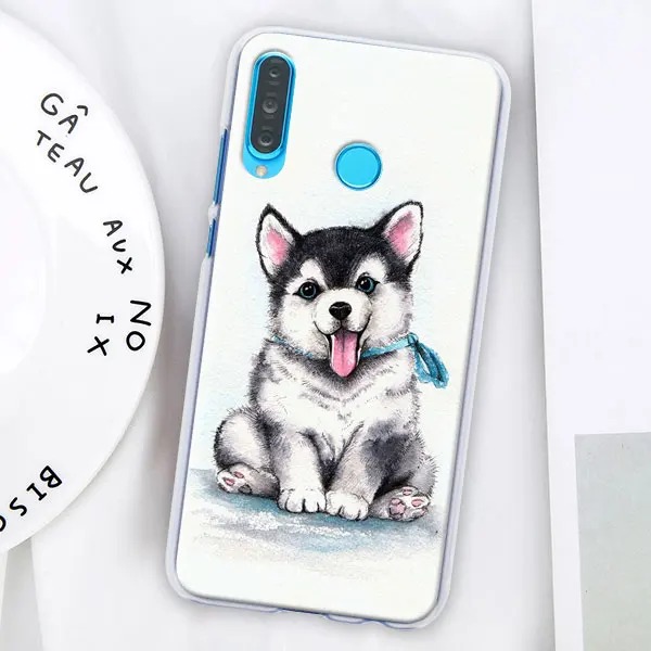 Игрушечная Лайка щенок Футляр для телефона для huawei P30 Pro P10 P20 P30 Lite P8 P9 Lite P Smart Plus чехол - Цвет: 006