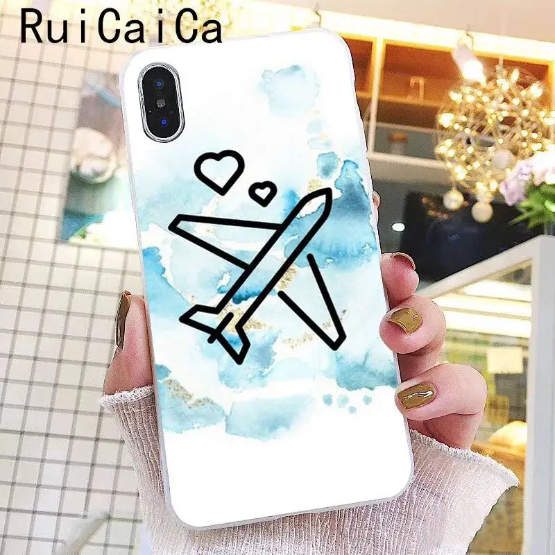 A11 Ruicaica Мультфильм Воздушный самолет новинка чехол для телефона Fundas для iPhone 8 7 6 6S Plus X XS MAX 5 5S SE XR 10 Чехол - Цвет: A11