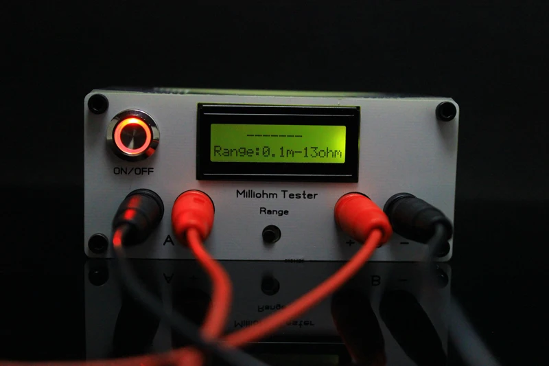 DC12V прецизионный миллиом метр четырехпроводный цифровой микро ом измеритель
