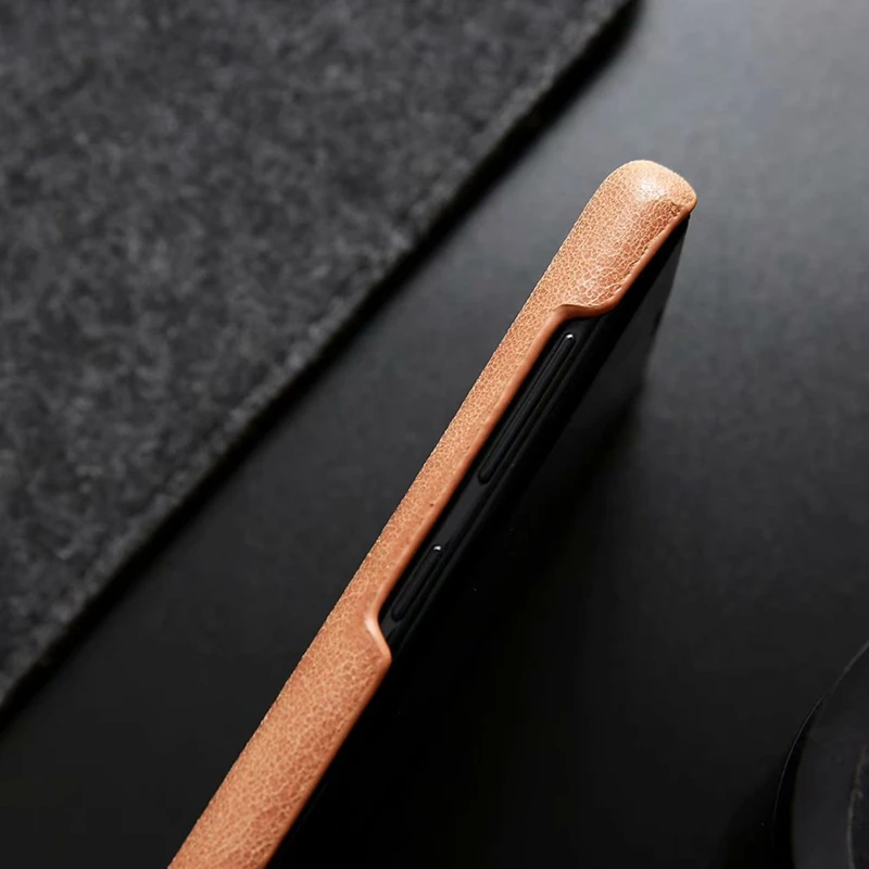 Чехол накладка из натуральной кожи для Samsung Galaxy S8 plus S9 Ультратонкий чехол Note 8