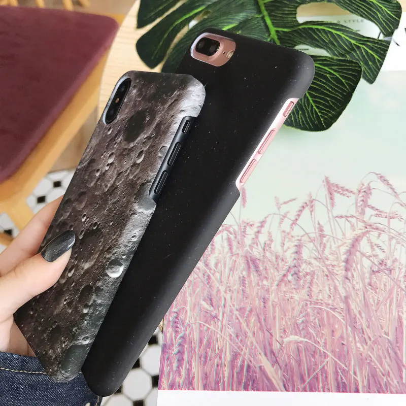 Чехол для телефона Boucho Fashion Space Eclipse of the Moon iPhone XS MAX XR X 7 8 6 6S Plus матовый жесткий чехол