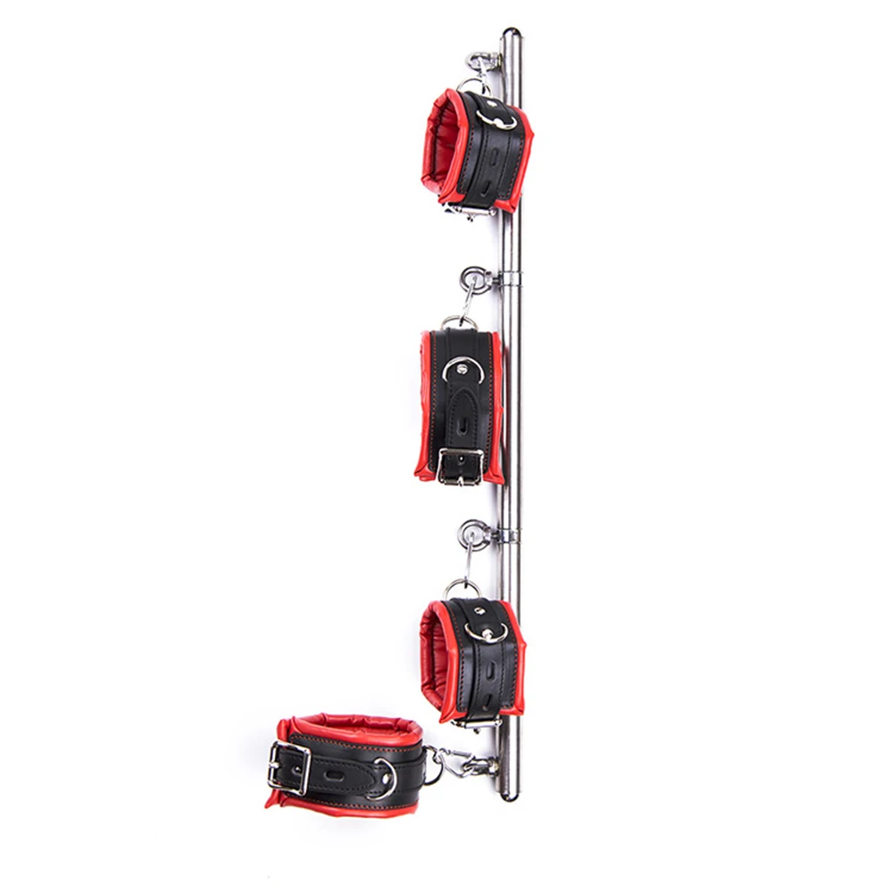 Металлический разбрасыватель из нержавеющей стали|spreader bar cuffs|metal cuffs bdsmhandcuffs bondage |