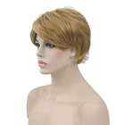 Soowee 3 цвета прямые синтетические волосы короткие парики термостойкие волосы блонд бордовый парик для косплея вечерние волосы для женщин