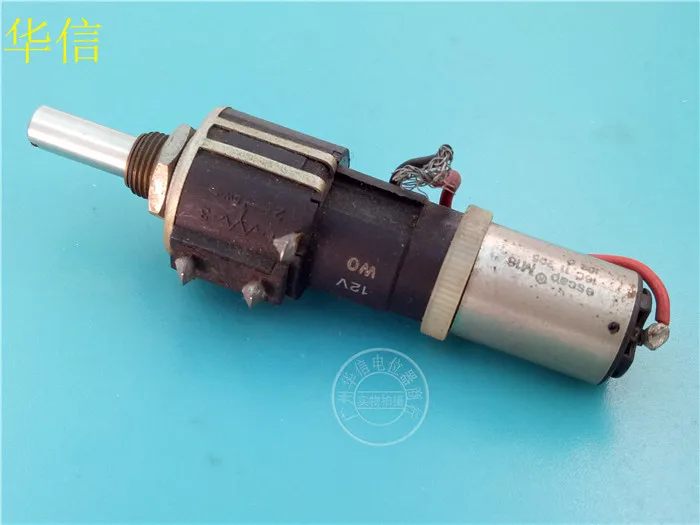 

[VK] Used Swiss CONTELEC SSP-22 100K multi-turn potentiometer with 12V motor switch