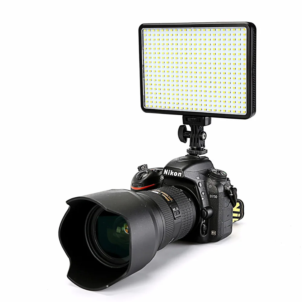 396 LED Bulbs Lighting Bi-Color &amp Dimmable Slim DSLR Video Light + F550 Battery+Charger for Canon Nikon Camera DV Camcorder |