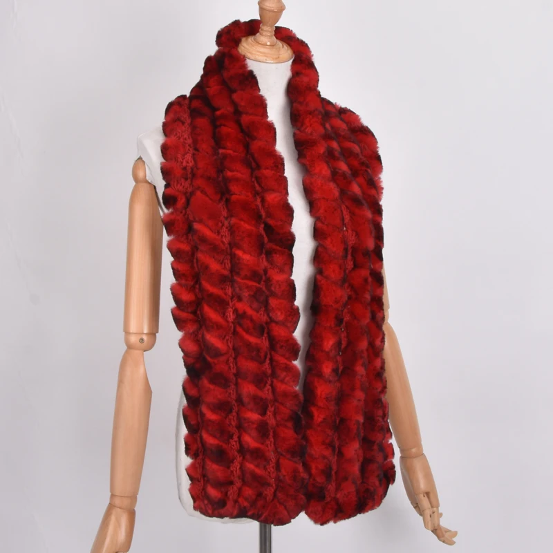 150cm long winter real women rabbit fur long scarf lady casual Fur stole men rex rabbit fur muffler 100% Fur high Quality soft