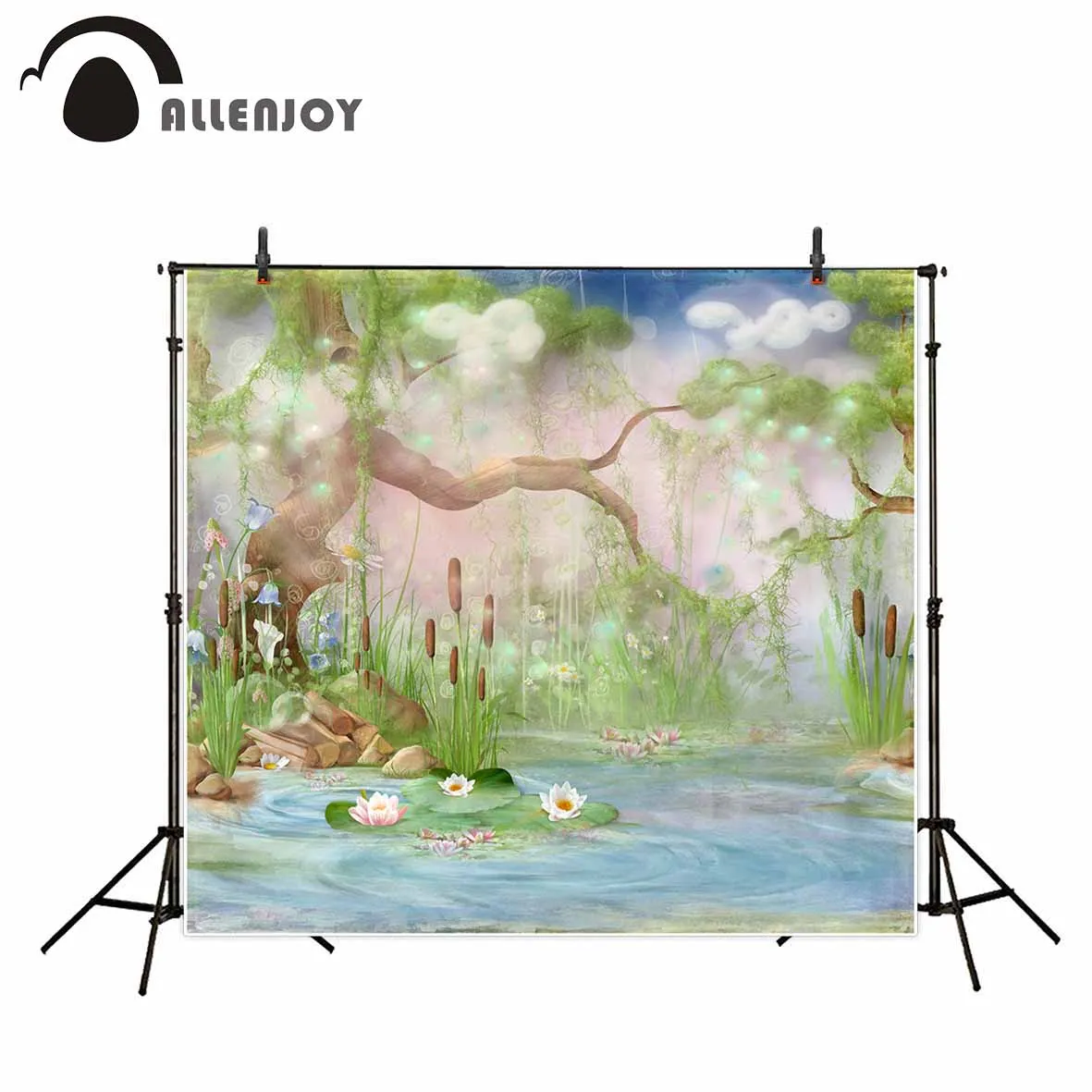Allenjoy фоны для фотостудии природный пейзаж река Рисунок мультфильм фото фон