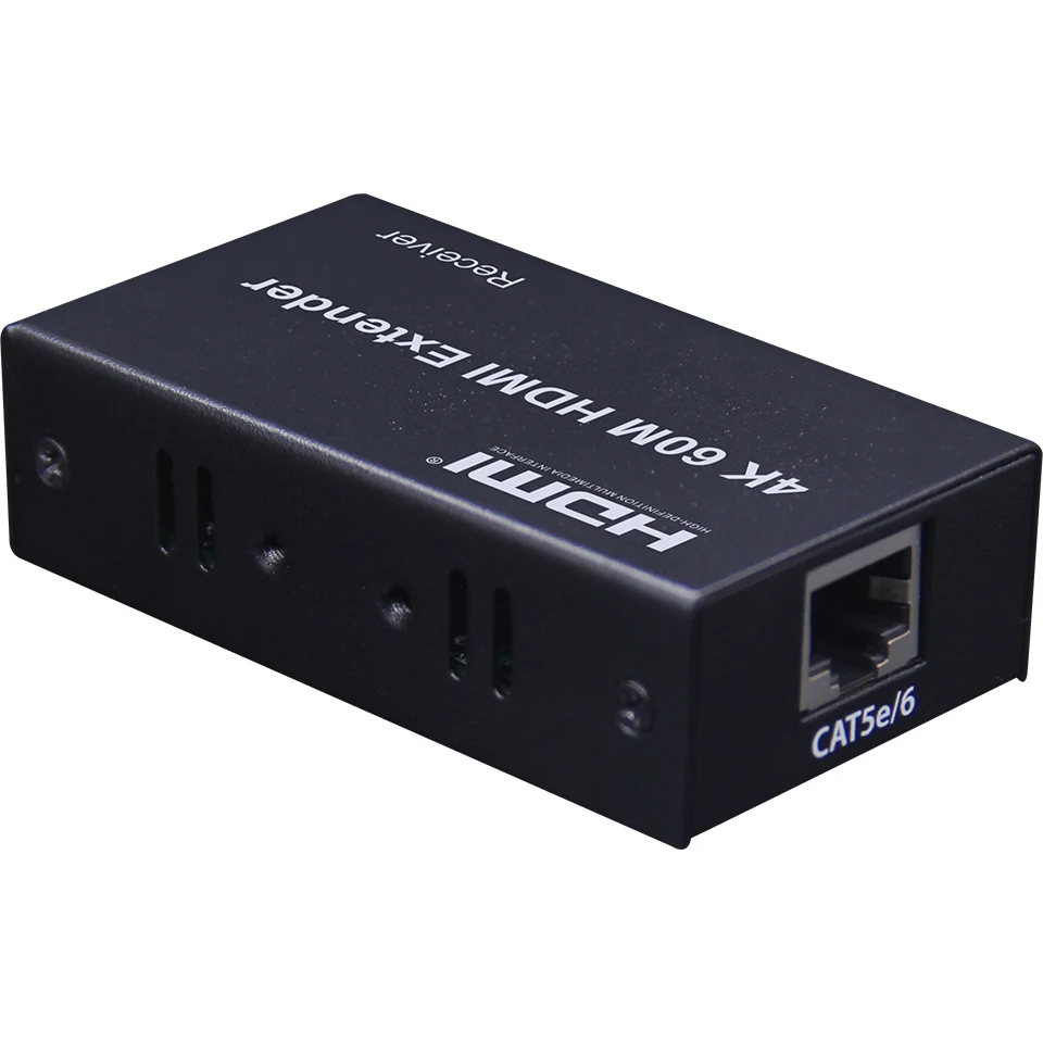 HDMI удлинитель 60 m 4 K hdmi повторитель по Cat 6 Cat5e Ethernet кабели для ПК DVD Sky HD Box PS3 PS4