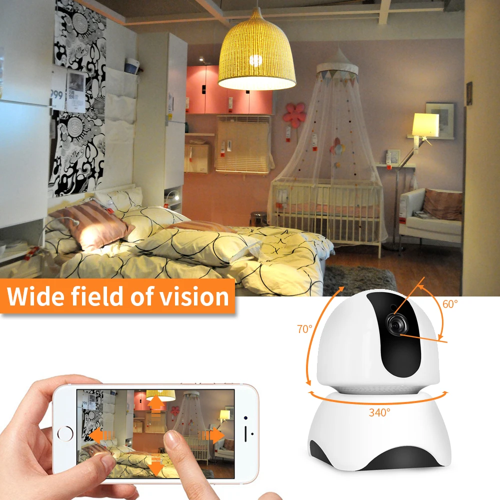 1080P Full HD WiFi ip-камера беспроводная домашняя камера с ночным видением Обнаружение