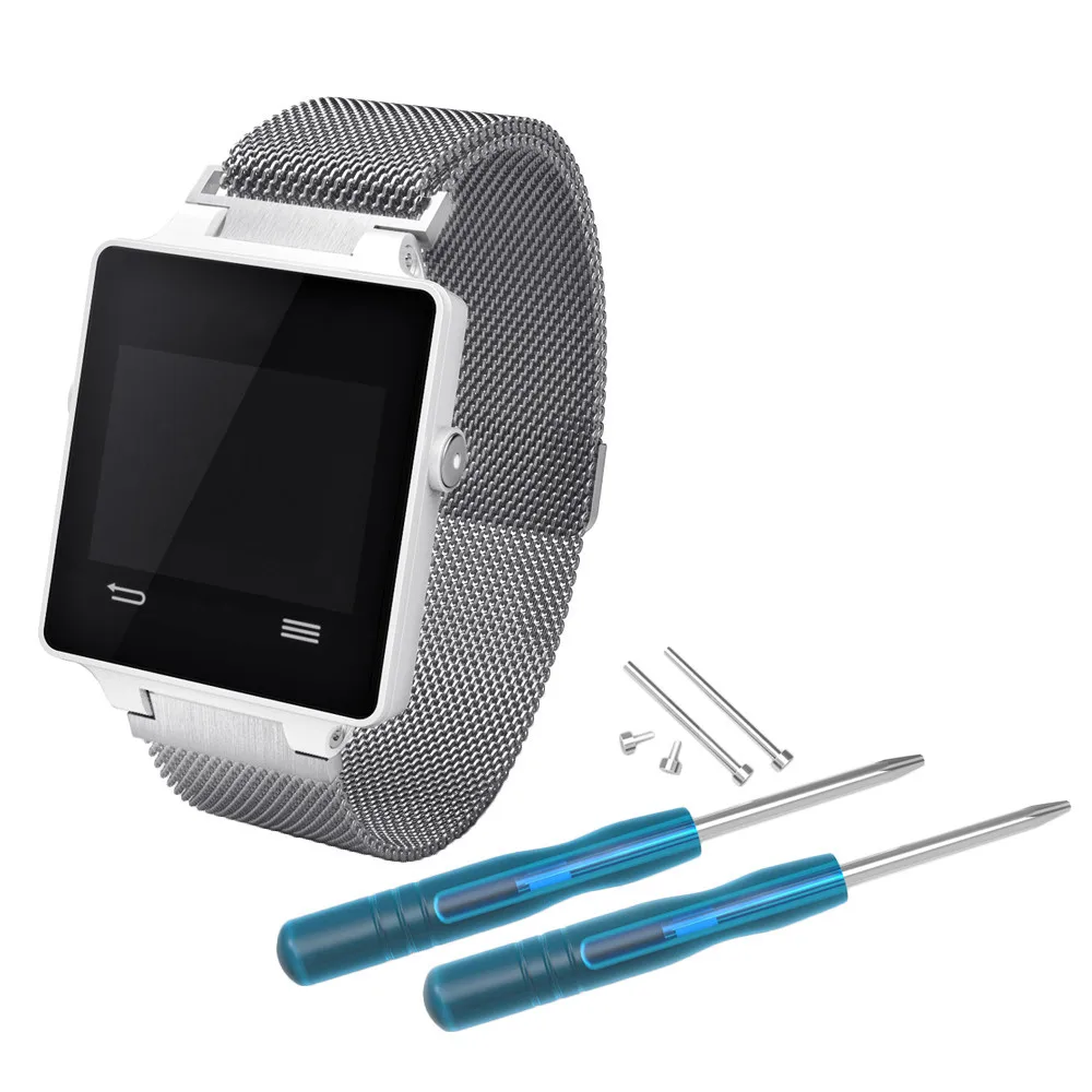 Модный Миланский ремешок для часов из нержавеющей стали Garmin Approach S2 S4 сменная