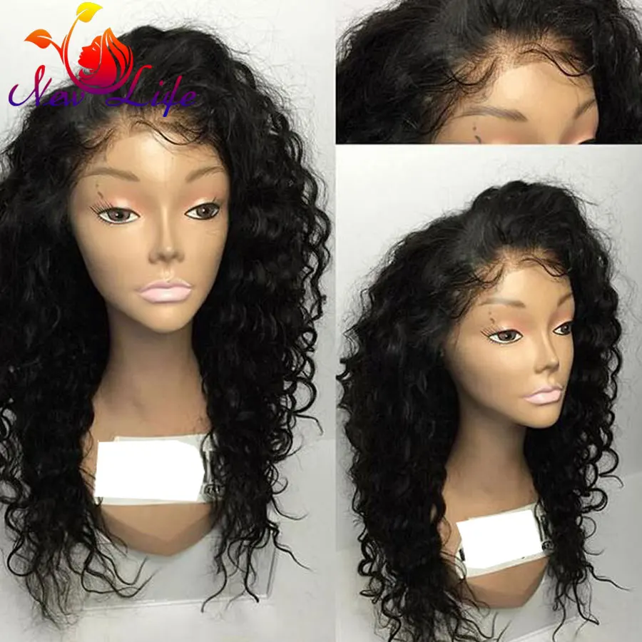 long curly synthetic lace front wig afro kinky wigs for black women heat resistant 7a |
