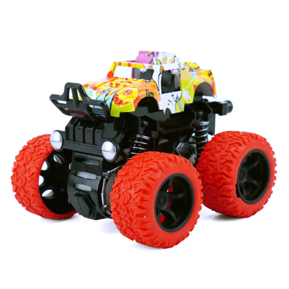 

High Simulation Graffiti Alloy Diecast Model Car 1:36 Auto Four-wheel Drive Suv Diecast Car Toy Model Gift Toy Random color