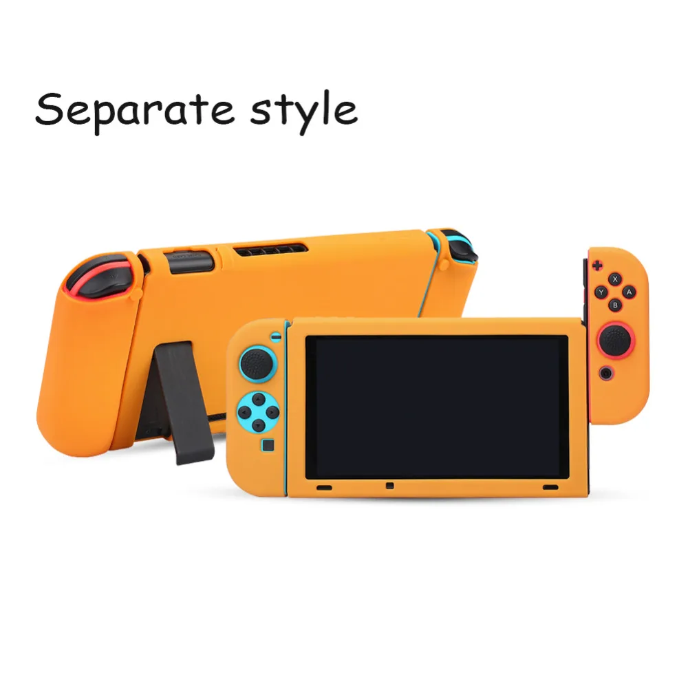 Мягкий силиконовый защитный чехол BUBM/Seperate Body Case/Grip Cover для nintendo Switch NS Console с