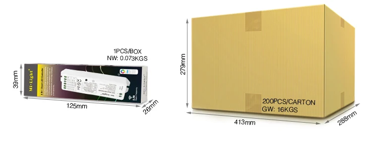 Новое поступление DC 12 В-24 В 15A Ми свет LS2 5 в 1 Smart LED контроллер для одного Цвет /ССТ/RGB/RGBW/RGB+ CCT Светодиодные ленты