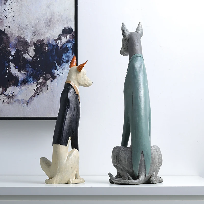 

Fashion Creator's Decoration Simulates Animal Lovely Doberman Handicraft Home Decoration Accessories