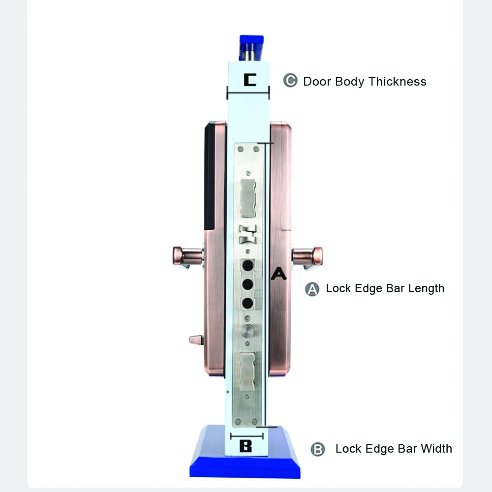 Полупроводниковый отпечаток пальца электронный интеллектуальный замок крытый