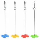 Вилка для попугаев из нержавеющей стали, аксессуар для кормления птиц, 2 размера, держатель копья, C42, принадлежности для птиц