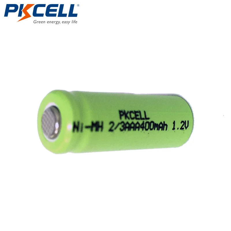 24 шт PKCELL 400mAh 2/3AAA аккумуляторная батарея NiMh 2/3aaa батареи ni-mh 1,2 V