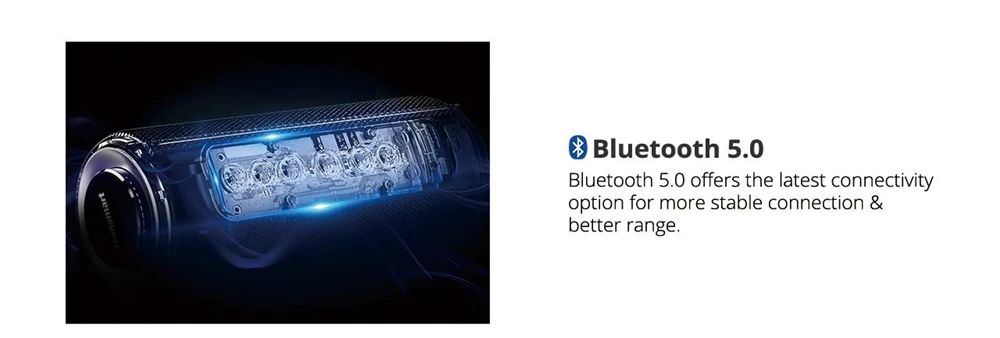 Tronsmart T6 плюс Bluetooth динамик 3D глубокий бас Саундбар Bluetooth 5,0 IPX6 Водонепроницаемый 40 Вт беспроводной стерео портативный динамик