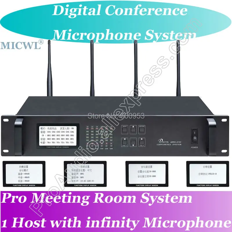 Цифровой беспроводной микрофон мирового класса с отслеживанием видеосигнала