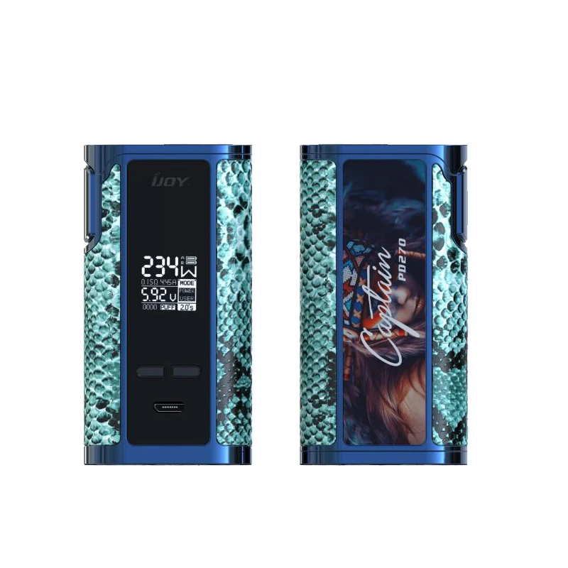 Новый цветной оригинальный IJOY набор электронных сигарет капитан PD270 234W коробка
