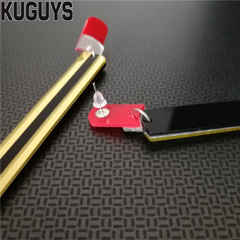 KUGUYS 11cm Long Women's Pencil Drop Earrings HipHop Rock Hyperbole Fashion Gold Mirror Jewelry | Украшения и аксессуары